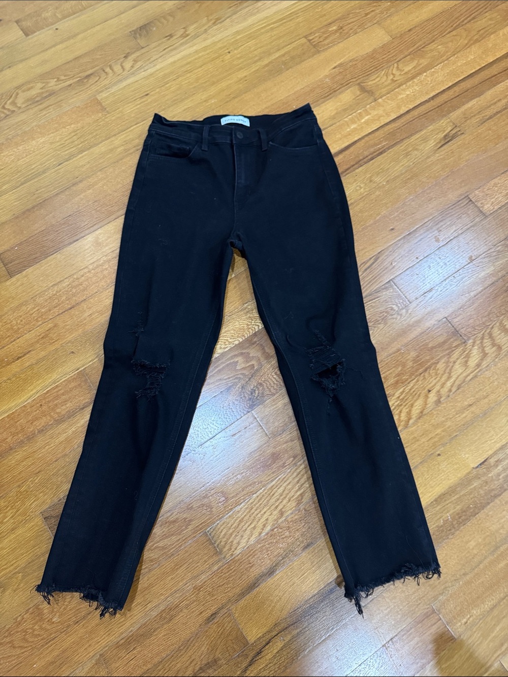 FLYING MONKEY Black Distressed Women's Jeans 28